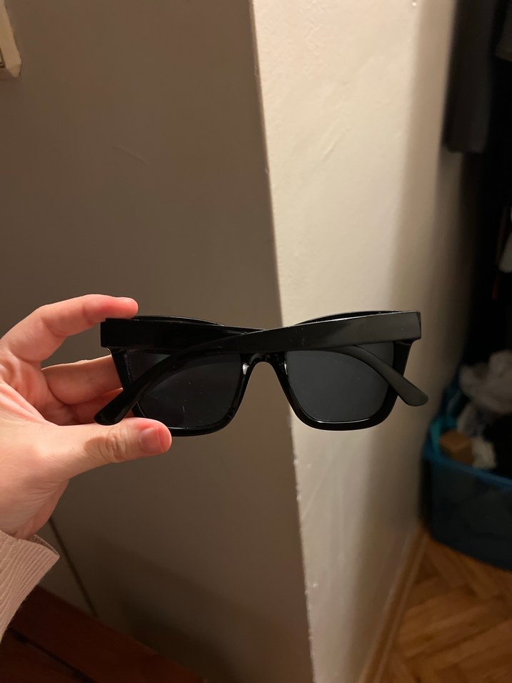  Mango Siyah Retro / Oversize Güneş Gözlüğü - Görsel 2