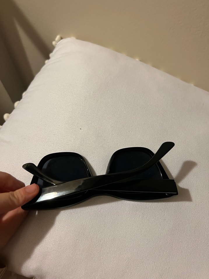  Mango Siyah Retro / Oversize Güneş Gözlüğü - Görsel 5