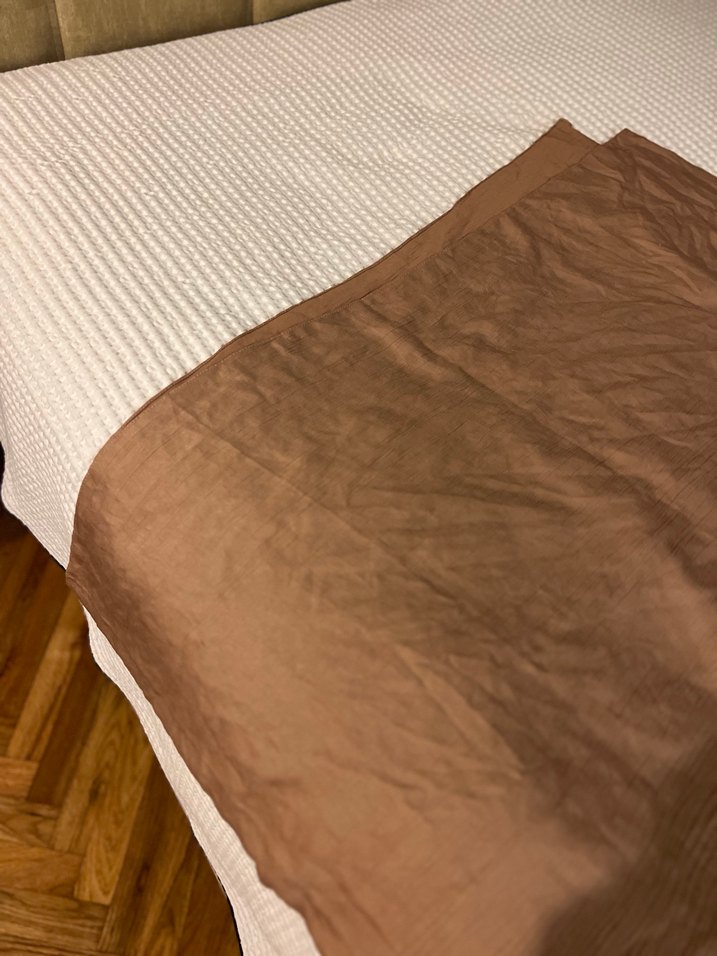 Bakır/Acı Kahve Tonlarında Dokulu Şık Şal - Görsel 3