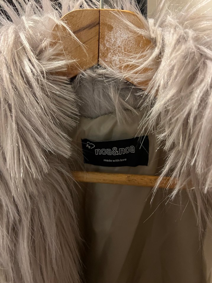 Sıfır Gri Lüks Suni Kürk Ceket / Kürk Mont - Görsel 4