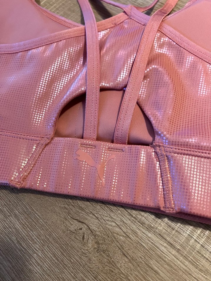 Parlak Pembe Sporcu Sütyeni - Görsel 3