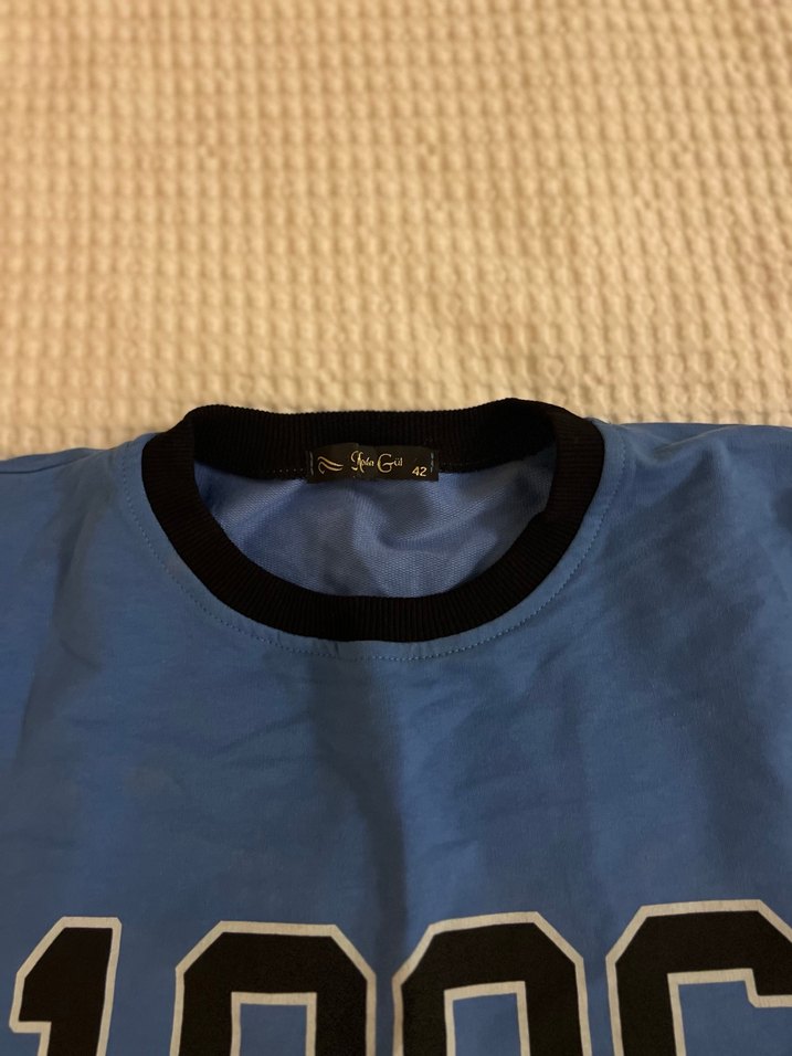 Sportif Şık Elbise - Mavi/Siyah/Ekru - Görsel 3