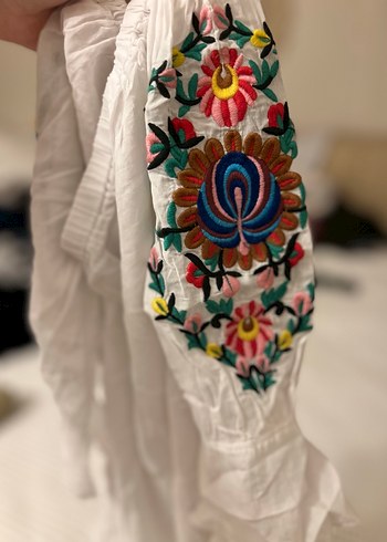 S.Y COLLECTİON Marka Nakış İşlemeli Bluz - Görsel 5