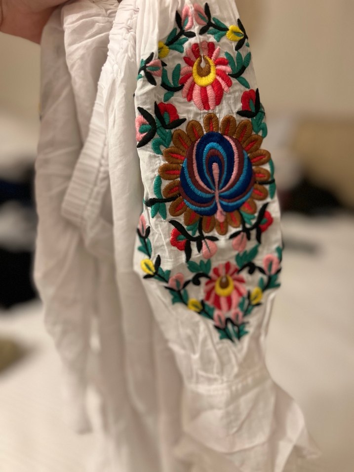 S.Y COLLECTİON Marka Nakış İşlemeli Bluz - Görsel 5