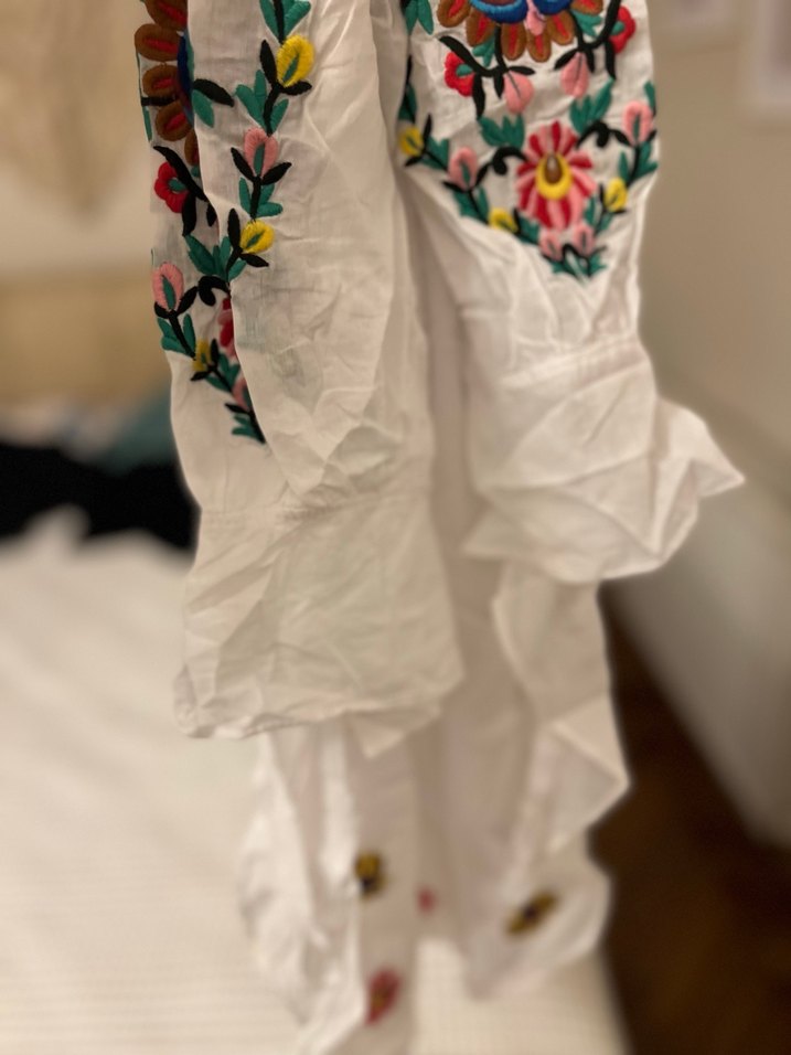 S.Y COLLECTİON Marka Nakış İşlemeli Bluz - Görsel 4