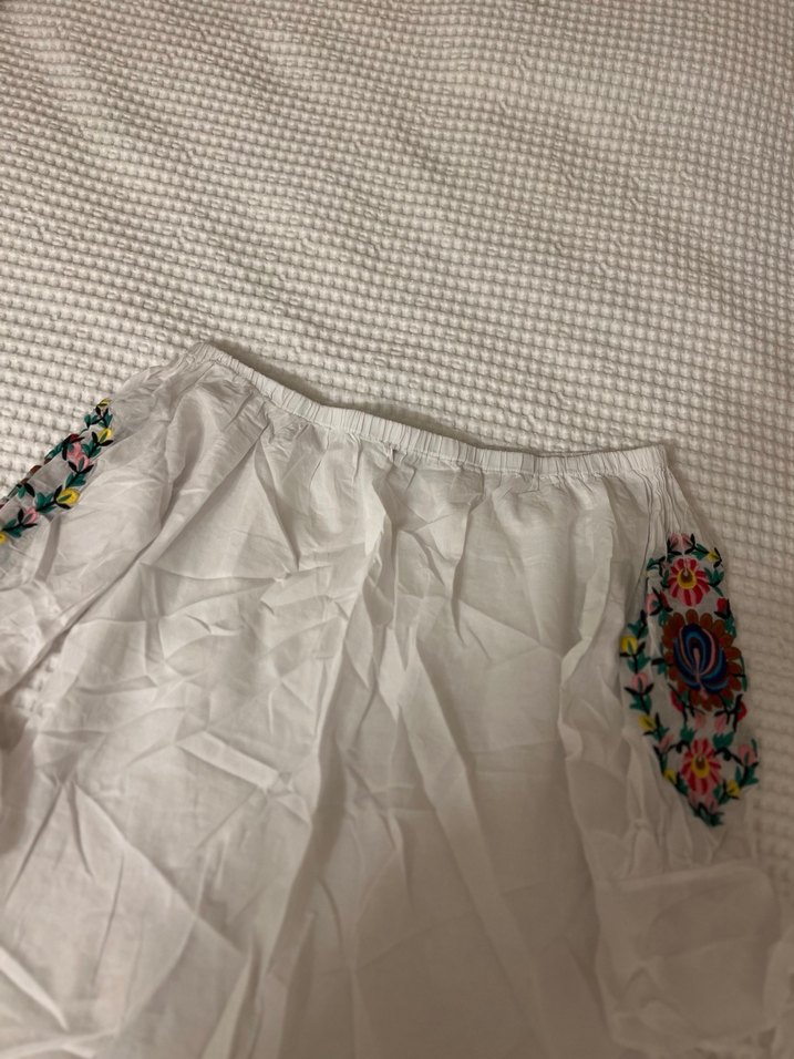 S.Y COLLECTİON Marka Nakış İşlemeli Bluz - Görsel 2