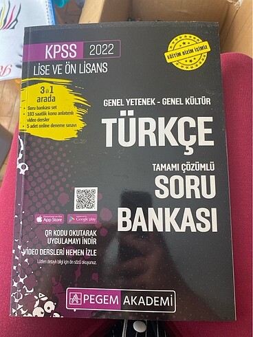 Pegem Türkçe soru bankası tamamı çözümlük