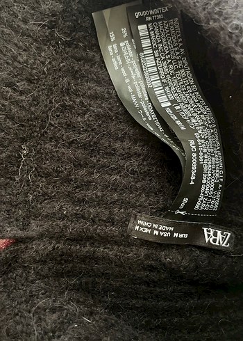 Zara Lavivert Kadın Bere ve atkı - Görsel 3