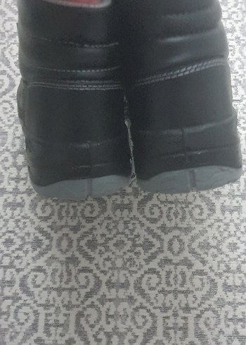 Siyah Gri Erkek Bot çelik burunlu iş ayakkabısı - Görsel 4