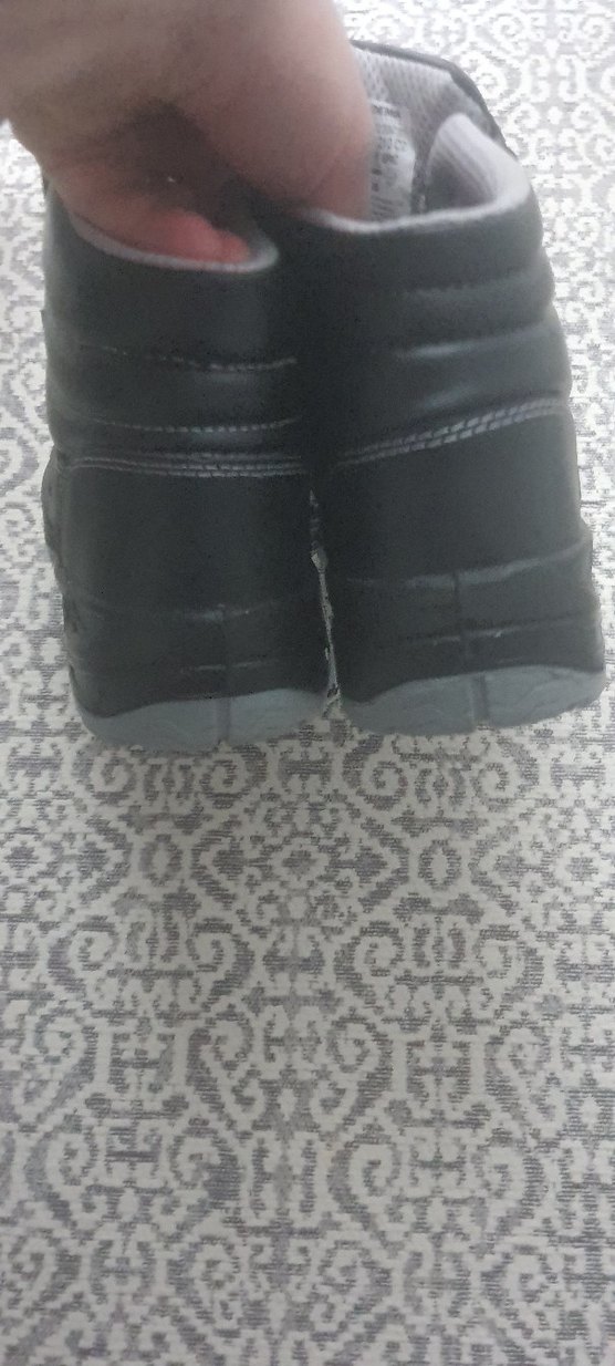 Siyah Gri Erkek Bot çelik burunlu iş ayakkabısı - Görsel 4