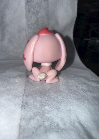 Pastel Pembe Sevimli Tavşan Figürü
