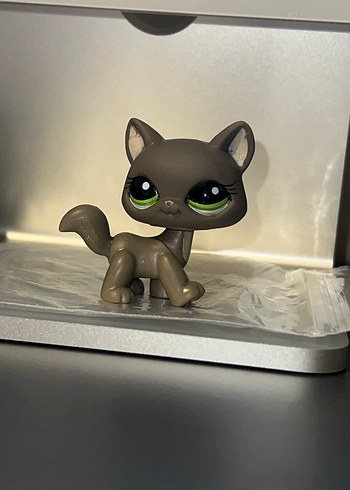 Koyu Kahverengi Kedi Figürü