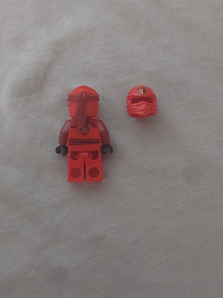 Kırmızı Lego Ninja Figürü ve Ek Maske - Görsel 2