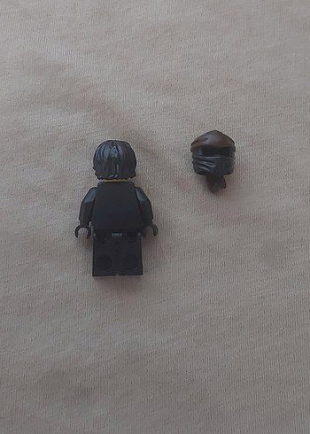 Diğer Siyah Lego Ninja Figürü ve Başlığı