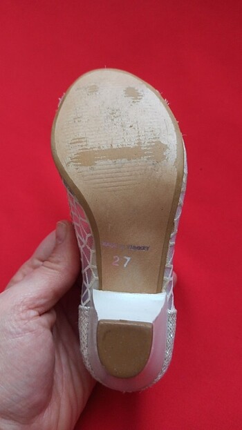 Topuklu çocuk ayakkabı  - Görsel 4