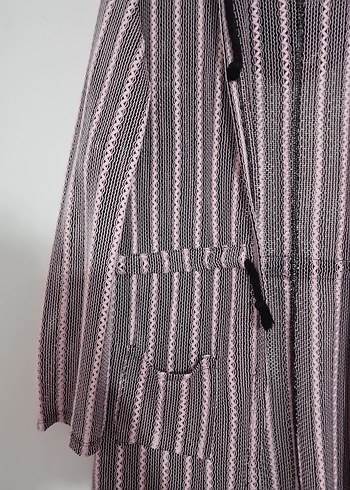 Düğmeli Salaş Midi Kadın Plaj giysisi - Görsel 3