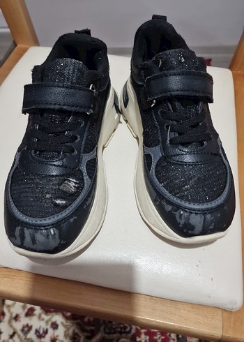 Siyah Çocuk Günlük Spor Ayakkabı - Görsel 3