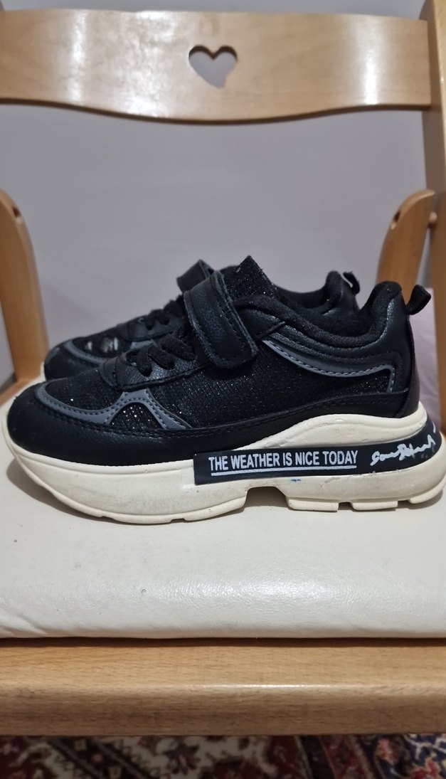 Siyah Çocuk Günlük Spor Ayakkabı - Görsel 2