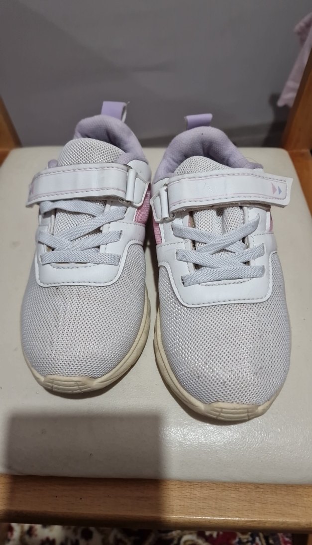 Kızlar için Beyaz Velcro Spor Ayakkabı - Görsel 4