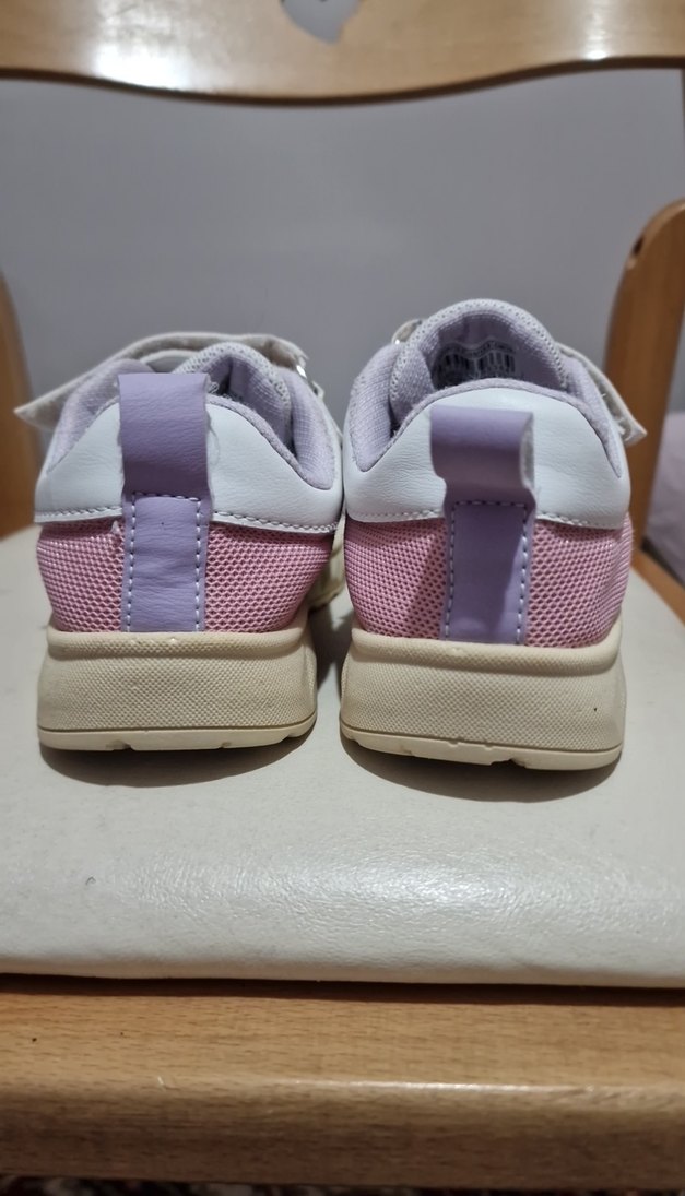 Kızlar için Beyaz Velcro Spor Ayakkabı - Görsel 3