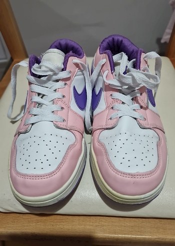 Pembe Mor Detaylı Çocuk Spor Ayakkabı - Görsel 2