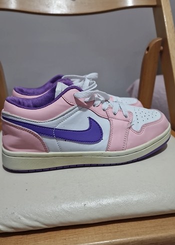 Pembe Mor Detaylı Çocuk Spor Ayakkabı - Görsel 3