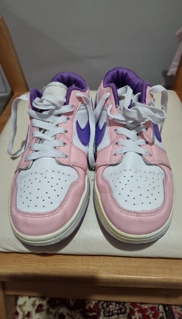 Pembe Mor Detaylı Çocuk Spor Ayakkabı - Görsel 2