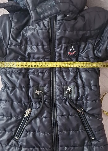 Erkekler için Mavi Desenli Fermuarlı Mont - Görsel 10