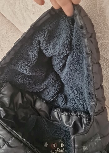 Erkekler için Mavi Desenli Fermuarlı Mont - Görsel 8