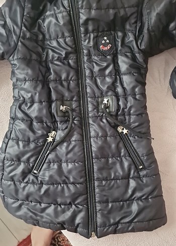 Erkekler için Mavi Desenli Fermuarlı Mont - Görsel 9