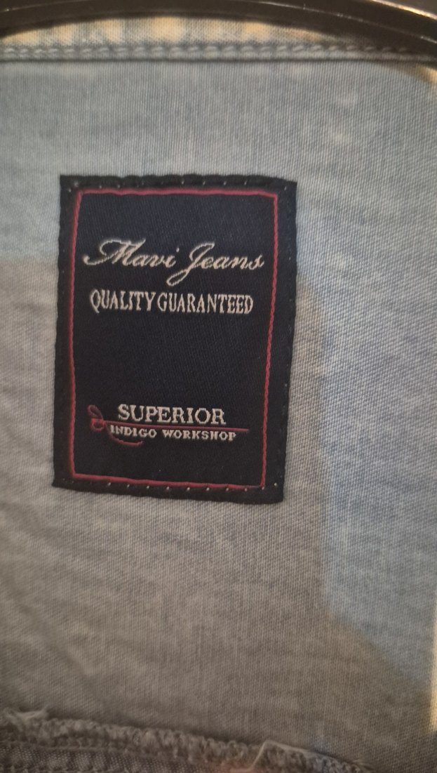 Açık Mavi Denim Kadın Gömlek - Görsel 3