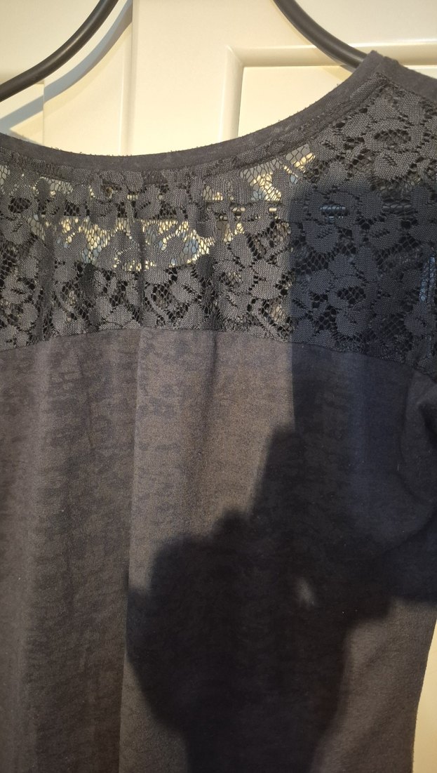 Gri Bohem Uzun Kollu Tişörtü - Görsel 5