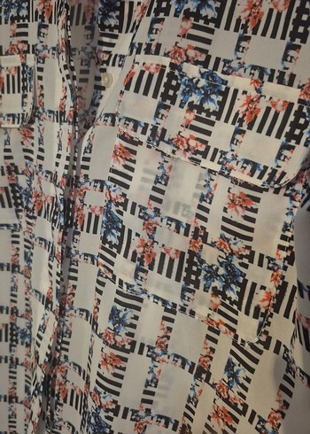 Kadın Çok Renkli Mudo Gömlek - Görsel 3