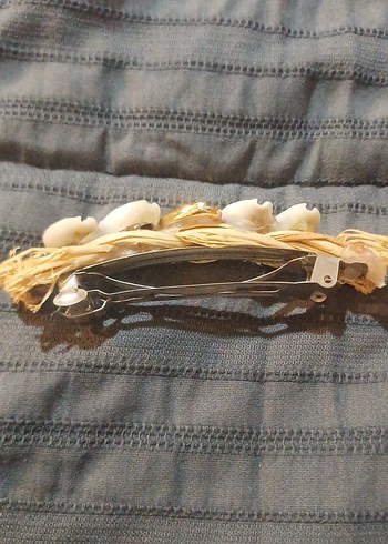 Bohem Deniz Kabuklu Püsküllü Kadın Toka - Görsel 2