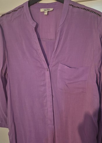 Lila Kadın Gömlek - Görsel 3