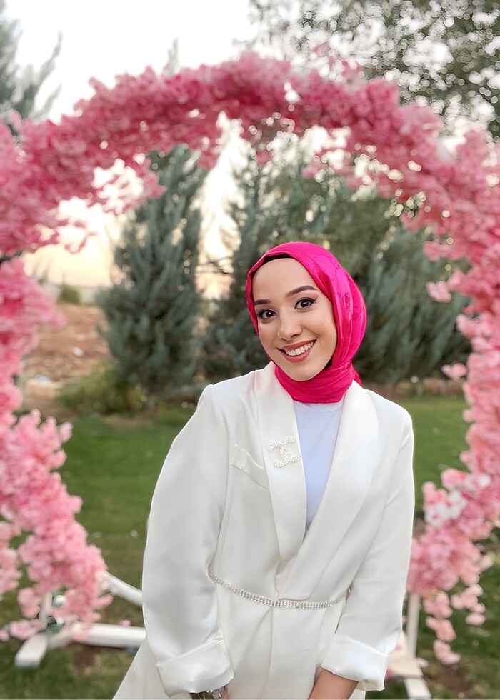 Beyaz blazer takım - Görsel 4