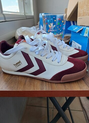 Hummel HUMMEL BORDO-BEYAZ AYAKKABI