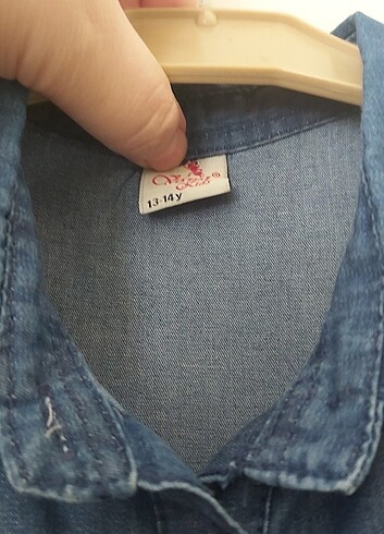 10 Yaş Beden Kot elbise 9 10yas kız çocuk