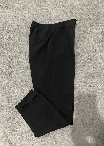 Siyah Kadın Kumaş Pantolon - Görsel 2