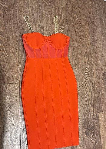 Bandaj elbise Herve Leger muadil