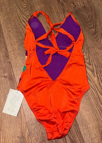 Zeki Renkli Kemerli İnce Askılı Mayo - Görsel 3