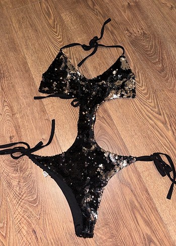 Payetli Detaylı Mini Mayo - Görsel 2