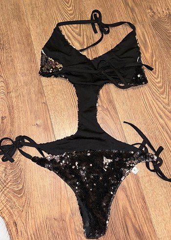 Payetli Detaylı Mini Mayo - Görsel 3