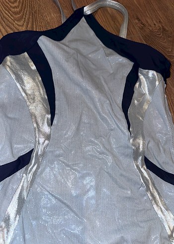 Zeki Mavi Gri Tokalı Kadın Mayo - Görsel 2