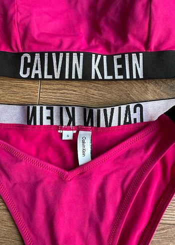 Calvin Klein Pembe Strappy Bikini - Görsel 3