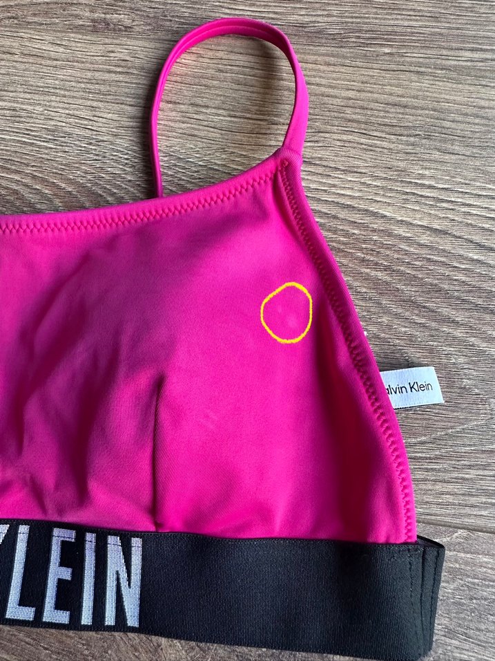 Calvin Klein Pembe Strappy Bikini - Görsel 2