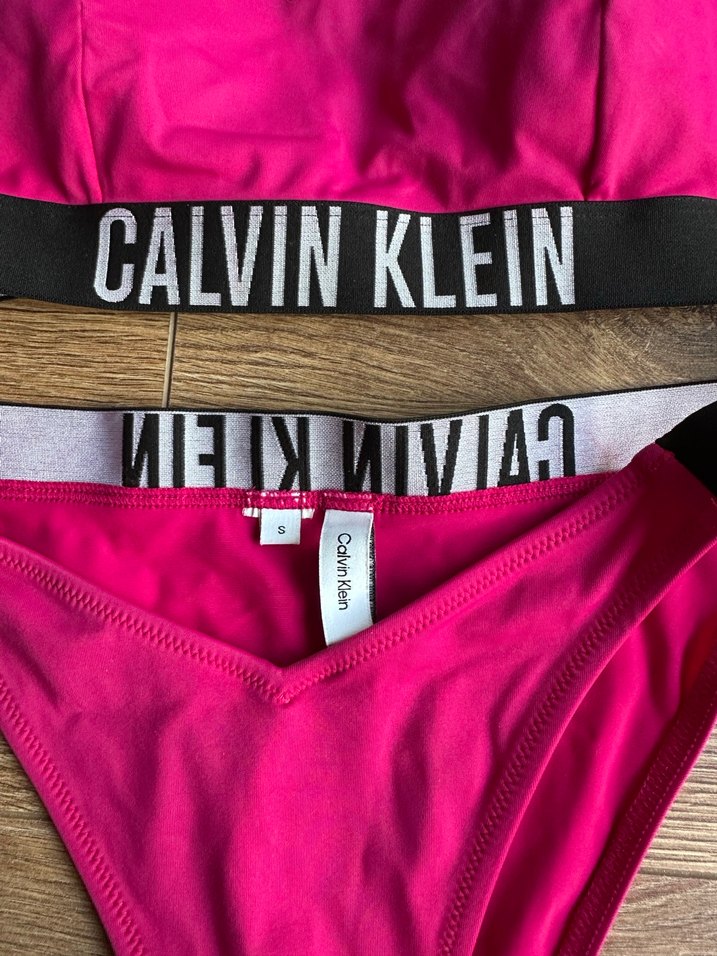 Calvin Klein Pembe Strappy Bikini - Görsel 3