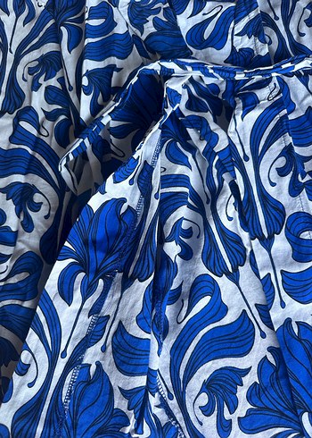 ethnic  100% cotton kimono shorts - Görsel 4