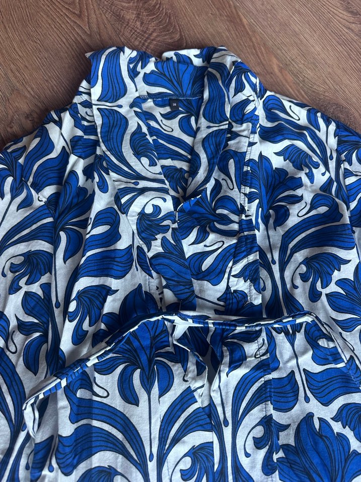 ethnic  100% cotton kimono shorts - Görsel 3