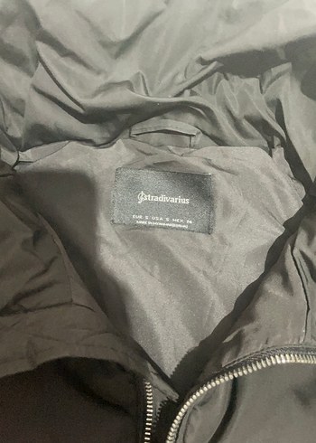 Siyah Fermuarlı Kadın Midi Mont - Görsel 2